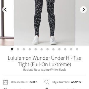 Lululemon Wunder Under Hi-Rise Tight - 28”